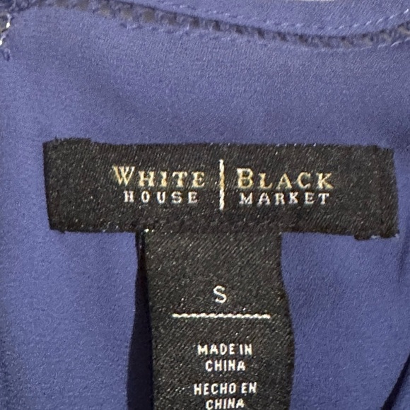 NWOT White House Black Market Women's Ladder Trim Top High Low Lightweight - Picture 4 of 11